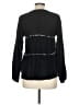 Hem & Thread Black Long Sleeve Blouse Size M - photo 2