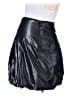 Assorted Brands Metallic Black Silver Faux Leather Skirt Size 12 - photo 1