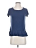 Alya Blue Short Sleeve Top Size XS - photo 1