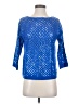Chico's Blue 3/4 Sleeve Top Size Sm (0) - photo 1