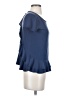 Alya Blue Short Sleeve Top Size XS - photo 4