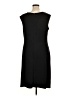 b-slim Solid Black Cocktail Dress Size 1X - photo 2