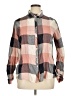 Pulse Color Block Pink Long Sleeve Button-Down Shirt Size XL - photo 1