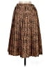 Mikarose 100% Polyester Animal Print Brown Casual Skirt Size S - photo 2