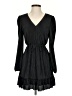 Aqua 100% Polyester Black Casual Dress Size XS - photo 1