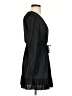 Aqua 100% Polyester Black Casual Dress Size XS - photo 4