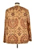 Torrid 100% Polyester Paisley Gold Long Sleeve Blouse Size 3X Plus (3) - photo 2