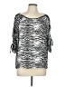 Nue Options 100% Polyester Silver 3/4 Sleeve Blouse Size L (petite) - photo 1