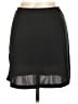 Cabernet 100% Polyester Solid Black Casual Skirt Size L - photo 2