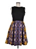 Just... Taylor Graphic Black Cocktail Dress Size 6 - photo 1