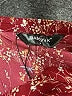 Allegra K 100% Polyester Paisley Burgundy Long Sleeve Blouse Size M - photo 7