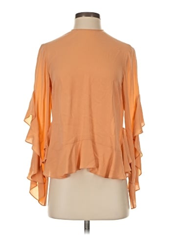 Robert Rodriguez 3/4 Sleeve Silk Top (view 1)