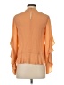 Robert Rodriguez 100% Silk Orange 3/4 Sleeve Silk Top Size 2 - photo 2