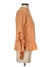 Robert Rodriguez 100% Silk Orange 3/4 Sleeve Silk Top Size 2 - photo 4