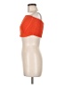 Babaton Solid Orange Sleeveless Top Size M - photo 5