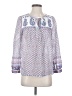 Point Sur White Long Sleeve Blouse Size 4 - photo 1
