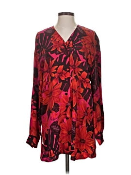 Dana Buchman Long Sleeve Silk Top