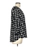 Bobeau 100% Polyester Black 3/4 Sleeve Blouse Size L - photo 4