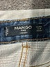 Mango 100% Cotton Blue Denim Skirt Size 9 - 10 - photo 3