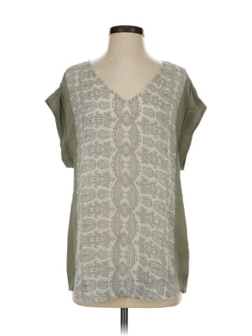 Petticoat Alley Short Sleeve Silk Top (view 1)
