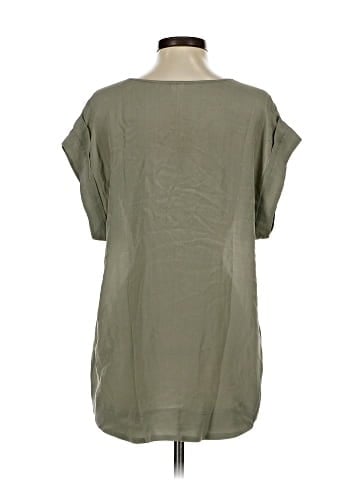 Petticoat Alley Short Sleeve Silk Top (view 2)