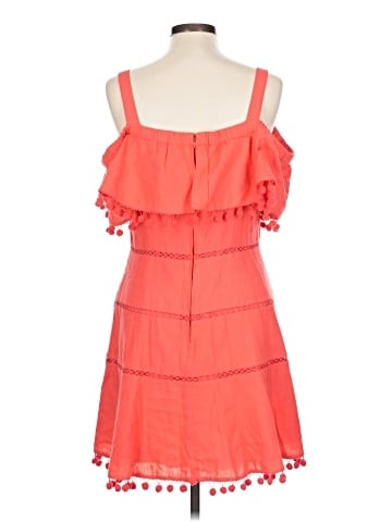 Red Carter Cocktail Dress (view 2)