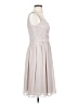 David's Bridal 100% Polyester Gray Cocktail Dress Size 4 - photo 4
