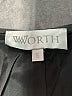 Worth Chevron-herringbone Black Formal Skirt Size 6 - photo 4