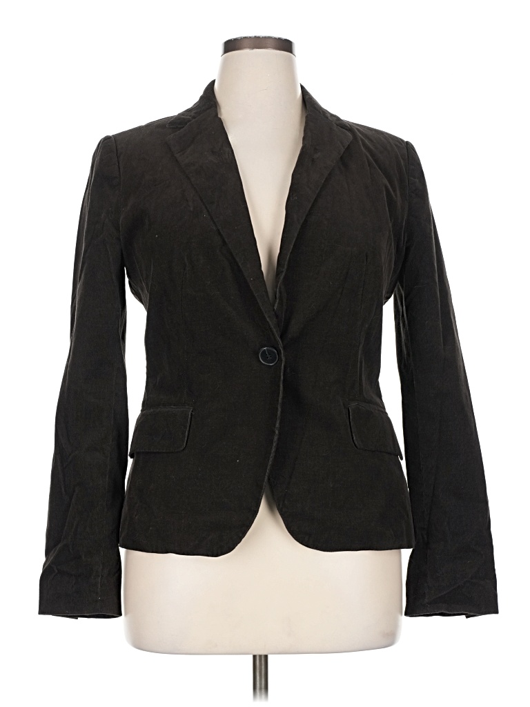 Pre-owned Zara Basic Blazer Jacket In Brown