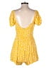 Lulus 100% Rayon Yellow Romper Size M - photo 2