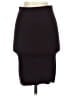 Express Solid Burgundy Casual Skirt Size XS - photo 1