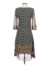 Reborn Print Gray Casual Dress Size S - photo 2