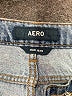 Aero 100% Cotton Blue Denim Shorts Size 14 - photo 3