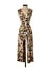 Ann Taylor Print Tan Jumpsuit Size XSEstimated - photo 1