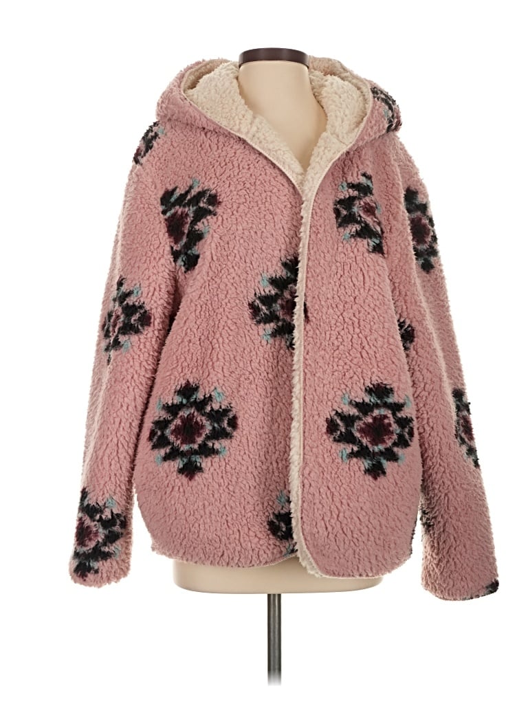 Pre-owned Love Tree Cardigan Sweater In Pink