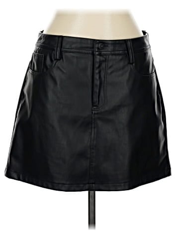 Kensie Faux Leather Skirt (view 1)