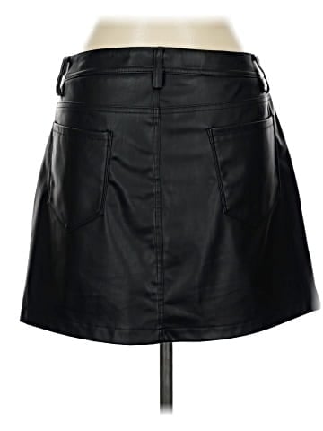 Kensie Faux Leather Skirt (view 2)