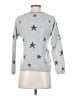 Benedetta B. Stars Silver Pullover Sweater Size S - photo 2