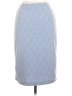 Renee C. Chevron-herringbone Blue Casual Skirt Size M - photo 2