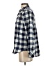 Vineyard Vines Performance 100% Polyester Checkered-gingham Blue Long Sleeve Blouse Size 4 - photo 5