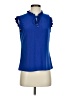 T Tahari Blue Sleeveless Blouse Size P (petite) - photo 1