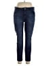 Eddie Bauer Solid Blue Jeans Size 14 - photo 1