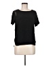 Very J Black Short Sleeve Top Size M - photo 1