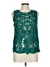 James Coviello 100% Polyester Teal Sleeveless Blouse Size L - photo 1