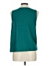 James Coviello 100% Polyester Teal Sleeveless Blouse Size L - photo 2