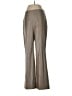 AKRIS Metallic Silver Wool Pants Size 8 - photo 1