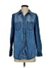 Terre Bleue 100% Lyocell Blue Long Sleeve Button-Down Shirt Size S - photo 1