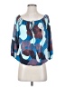 Allison Joy 100% Polyester Blue 3/4 Sleeve Blouse Size S - photo 1