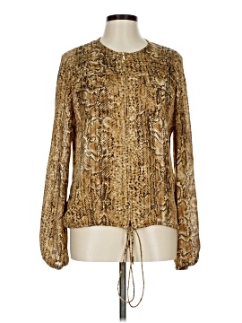 Tory Burch Long Sleeve Silk Top