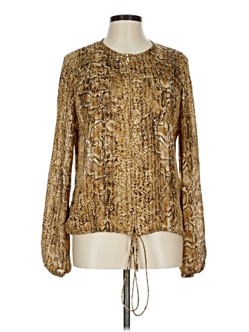 Tory Burch Long Sleeve Silk Top (view 1)